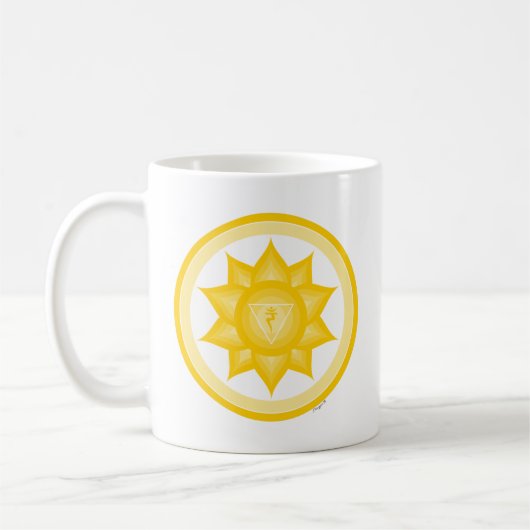 Solar Plexus Chakra Kaffeetasse (Links)