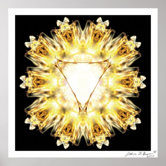 Solar Plexus Chakra Poster (Vorne)