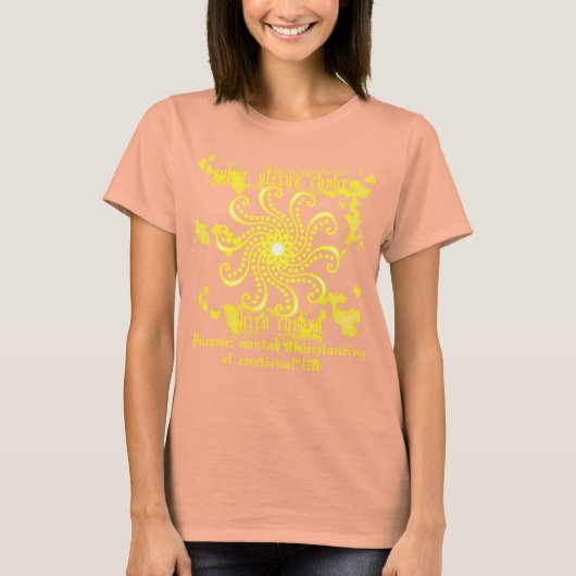Solar Plexus Chakra Shirt (Vorderseite)
