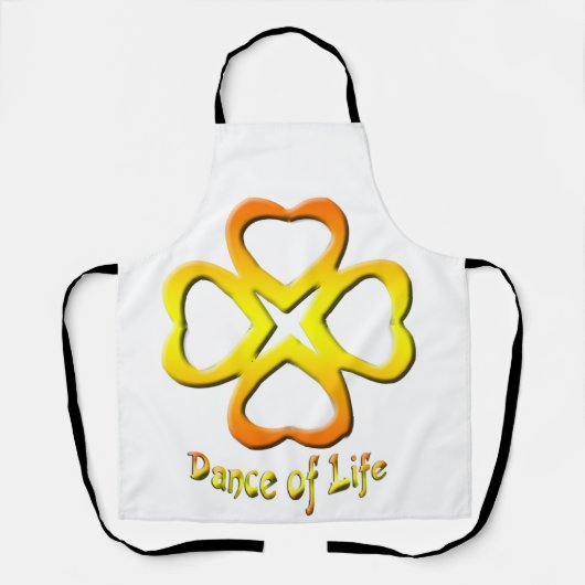 Solar-Plexus Chakra - Symbol des Lebens Schürze (Vorderseite)