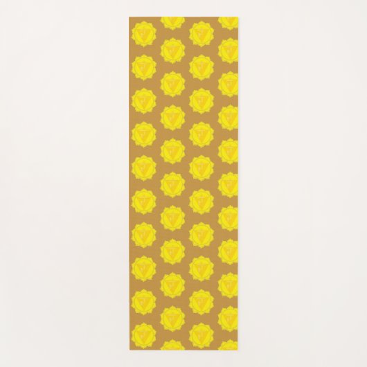 Solar Plexus Chakra Yoga Mat Yogamatte (Vorderseite)