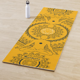 Solar-Plexus, der die Brillanz von Manipura verkör Yogamatte