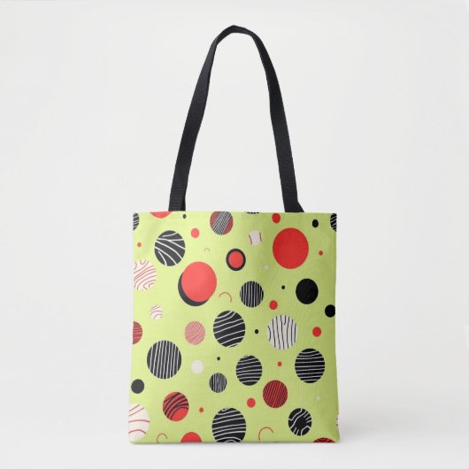 Solar Pop Abstract Geometric Tasche (Vorderseite)