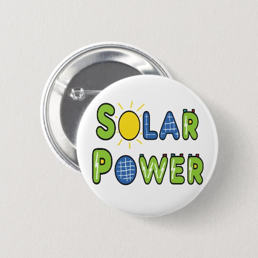 Solar-Power Button (Vorne & Hinten)