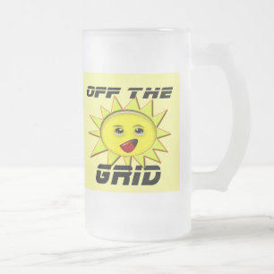 Solar Power Geschenke und Werbeartikel T-Shirt Mattglas Bierglas