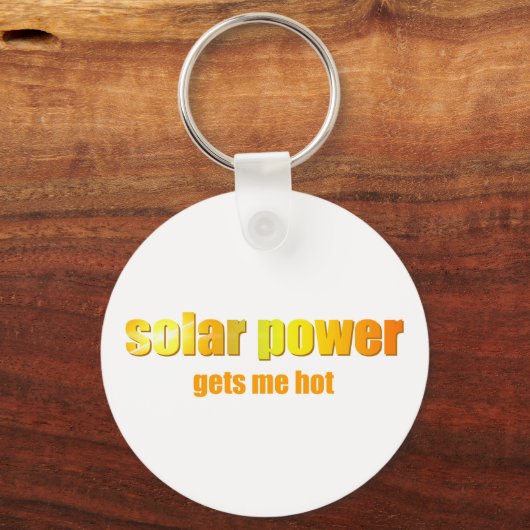 Solar Power heiß! Schlüsselanhänger (Rückseite)
