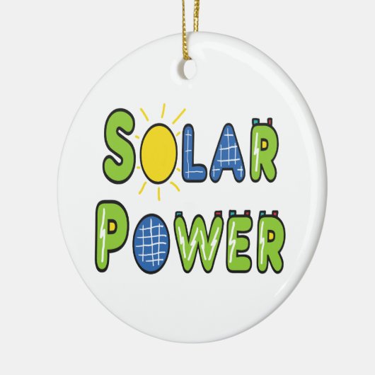 Solar-Power Keramik Ornament (Links)
