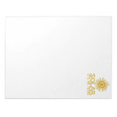 Solar-Power Notizblock (Vorderseite)