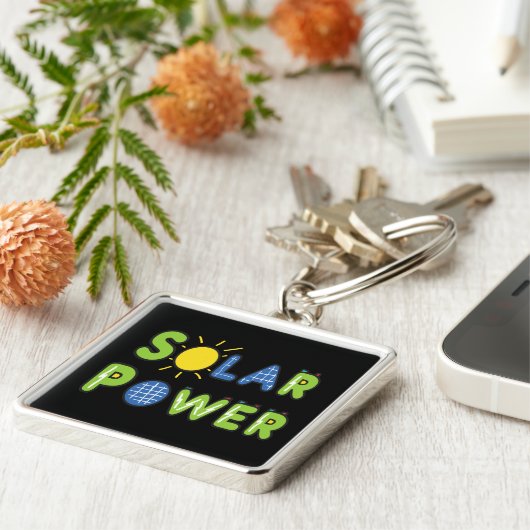 Solar-Power Schlüsselanhänger (Seite)