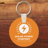 Solar-Power-Schlüsselanhänger mit eigenem Firmenna Schlüsselanhänger (Vorderseite)