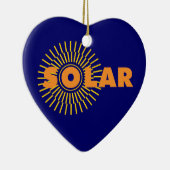 Solar Power Sun Keramik Ornament (Rechts)