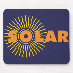 Solar Power Sun Mousepad