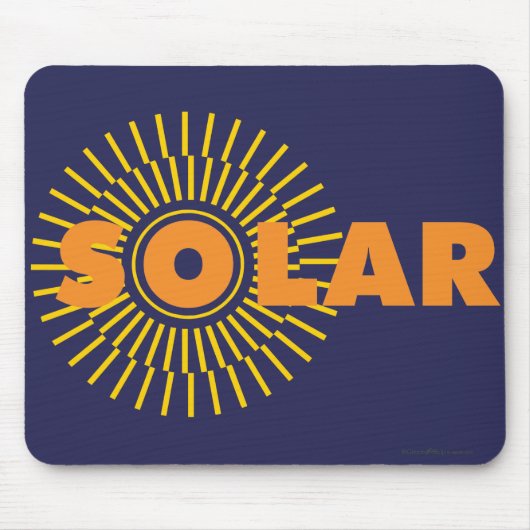 Solar Power Sun Mousepad (Vorne)