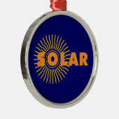 Solar Power Sun Ornament Aus Metall (Rechts)