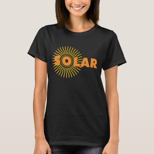 Solar Power Sun T-Shirt (Vorderseite)