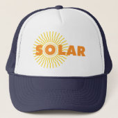 Solar Power Sun Truckerkappe (Vorderseite)