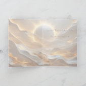 Solar Presence – Luminous Abstract Encouragement  Karte (Innenseite)