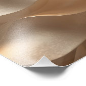 Solar Presence – Luminous Golden Sun Poster (Ecke)