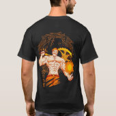 👑Solar Pride Warrior T-Shirt – Löwensonnenform☀👑 (Rückseite)