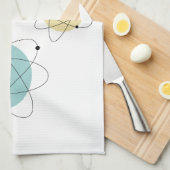 Solar Retro Mitte Jahrhundert Modernes Niedliches  Küchentuch (Viertel Falte)