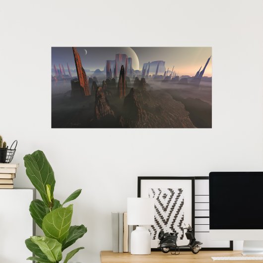 Solar rise poster (Heimbüro)