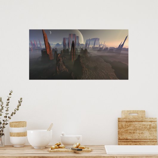 Solar rise poster (Küche)