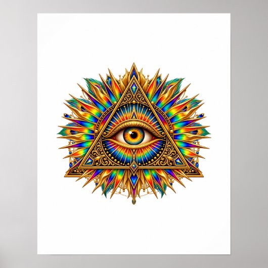 Solar Sentinel Eye Poster (Vorne)