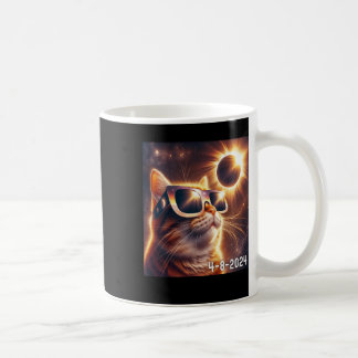 Solar-Shirt 2024 Eclipse Wearing Gles Kaffeetasse