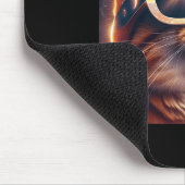 Solar-Shirt 2024 Eclipse Wearing Gles Mousepad (Ecke)