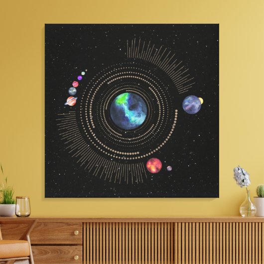 Solar Sistem Leinwanddruck (Insitu (Wohnzimmer))