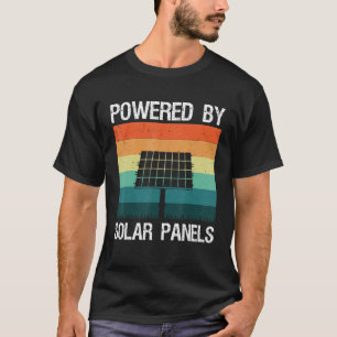 Solar-Solarenergie-Power für erneuerbare Energien T-Shirt