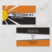 Solar/Sonnenenergie/Power Alternative Quellen Visitenkarte (Vorne/Hinten)