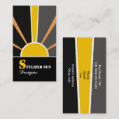 Solar/Sonnenenergie/Power Alternative Quellen Visitenkarte (Vorne/Hinten)