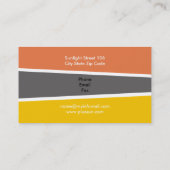 Solar/Sonnenenergie/Power Visitenkarte (Rückseite)