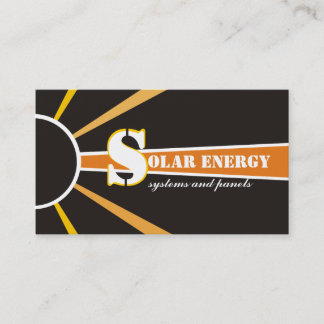 Solar/Sonnenenergie/Power Visitenkarte