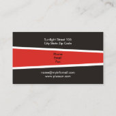 Solar/Sonnenenergie/Power Visitenkarte (Rückseite)