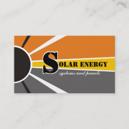 Solar/Sonnenenergie/Power Visitenkarte