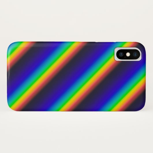 Solar-Spektrum-Diagonal Case-Mate iPhone Hülle (Rückseite (Horizontal))