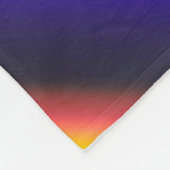 Solar-Spektrum-Diagonal Fleecedecke (Ecke)