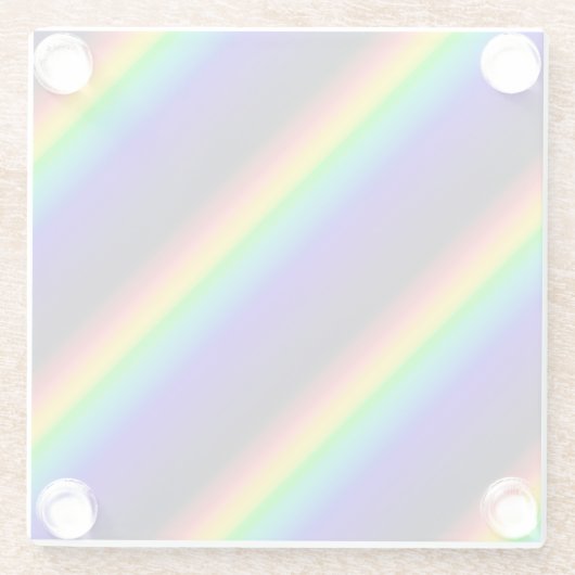 Solar-Spektrum-Diagonal Glasuntersetzer (Rückseite)