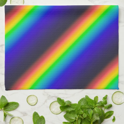 Solar-Spektrum-Diagonal Handtuch (Gefaltet)