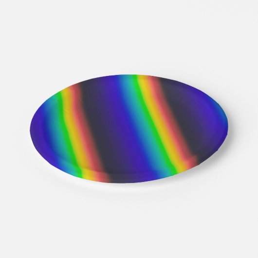 Solar-Spektrum-Diagonal Pappteller (Schrägansicht)