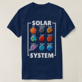 Solar Star System Planet Science Astronomy Lovers  T-Shirt (Design vorne)