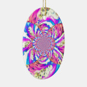 Solar Sunrise Orchid Keramik Ornament (Rechts)