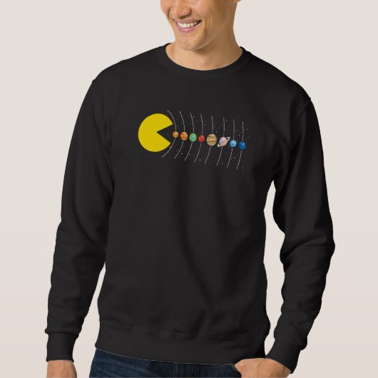 Solar System Astronauts Space Video Games Sweatshirt (Vorderseite)