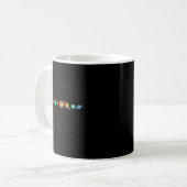 Solar System Astronomy Space Video Games Funny Gra Kaffeetasse (Vorderseite Links)