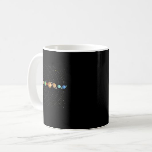 Solar System Astronomy Space Video Games Funny Gra Kaffeetasse (Vorderseite Links)