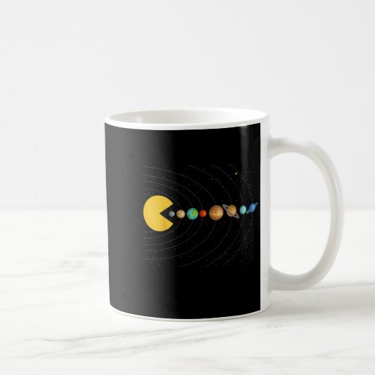 Solar System Astronomy Space Video Games Funny Gra Kaffeetasse (Rechts)