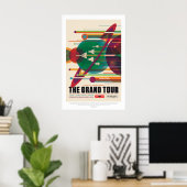 Solar System Grand Tour Poster (Heimbüro)