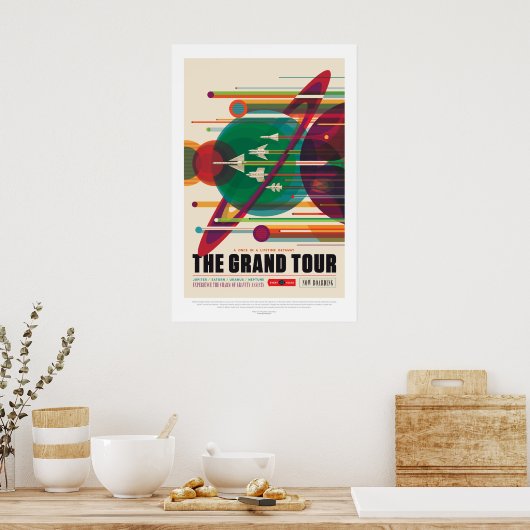 Solar System Grand Tour Poster (Küche)